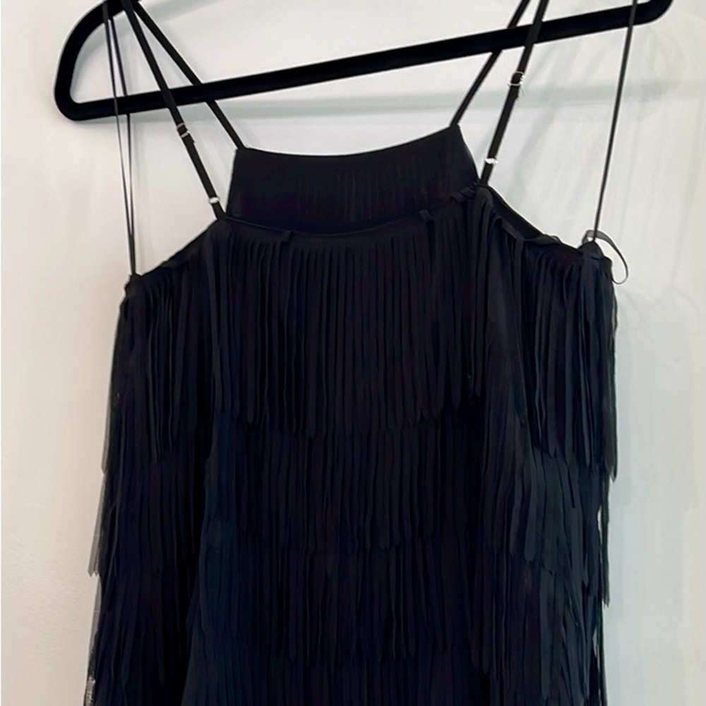 Playful Guess Black Fringe Camisole Top - Picture 4 of 9